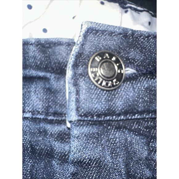 Basic Editions Size 16 Crop Capri Jeans Comfort Stretch Waist Dark Wash - Picture 3 of 8